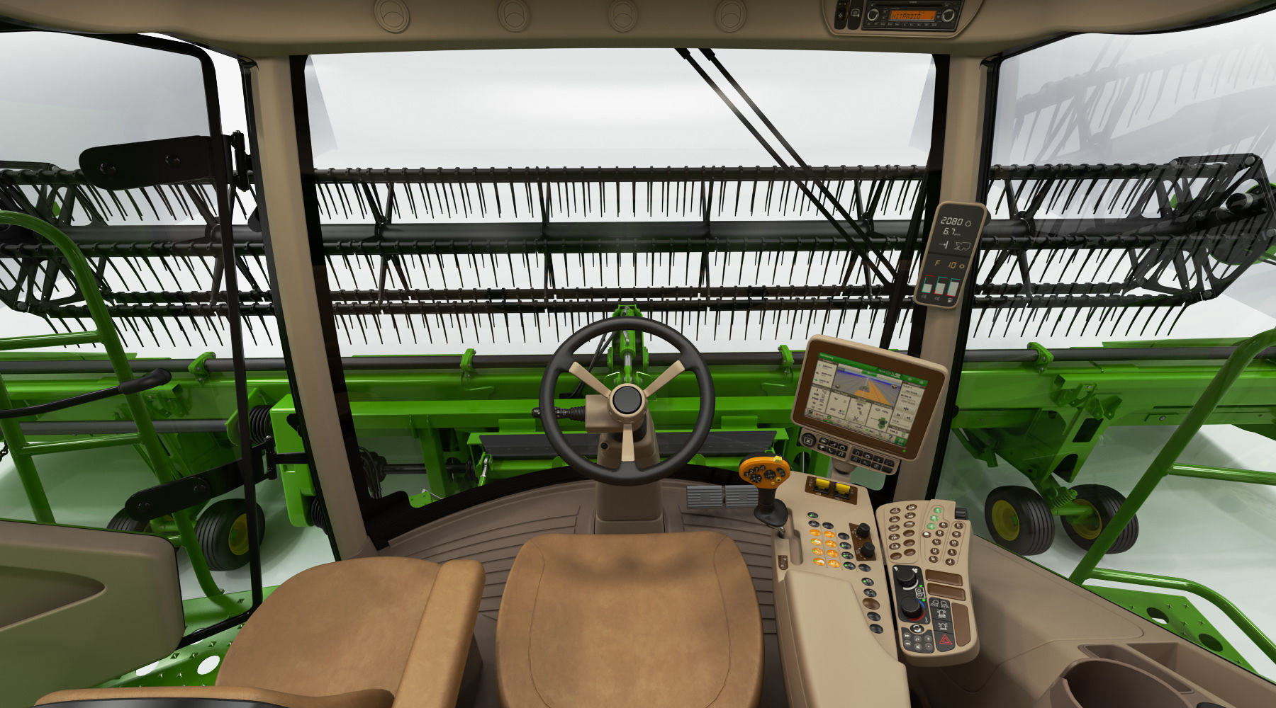 Combine Harvester 3D model_29