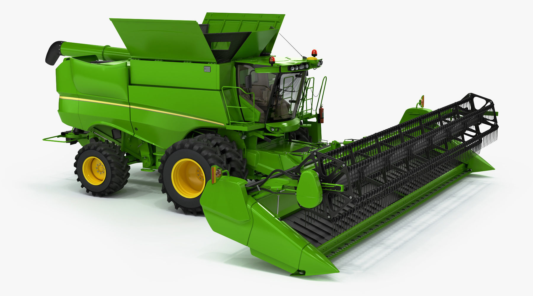Combine Harvester 3D model_13