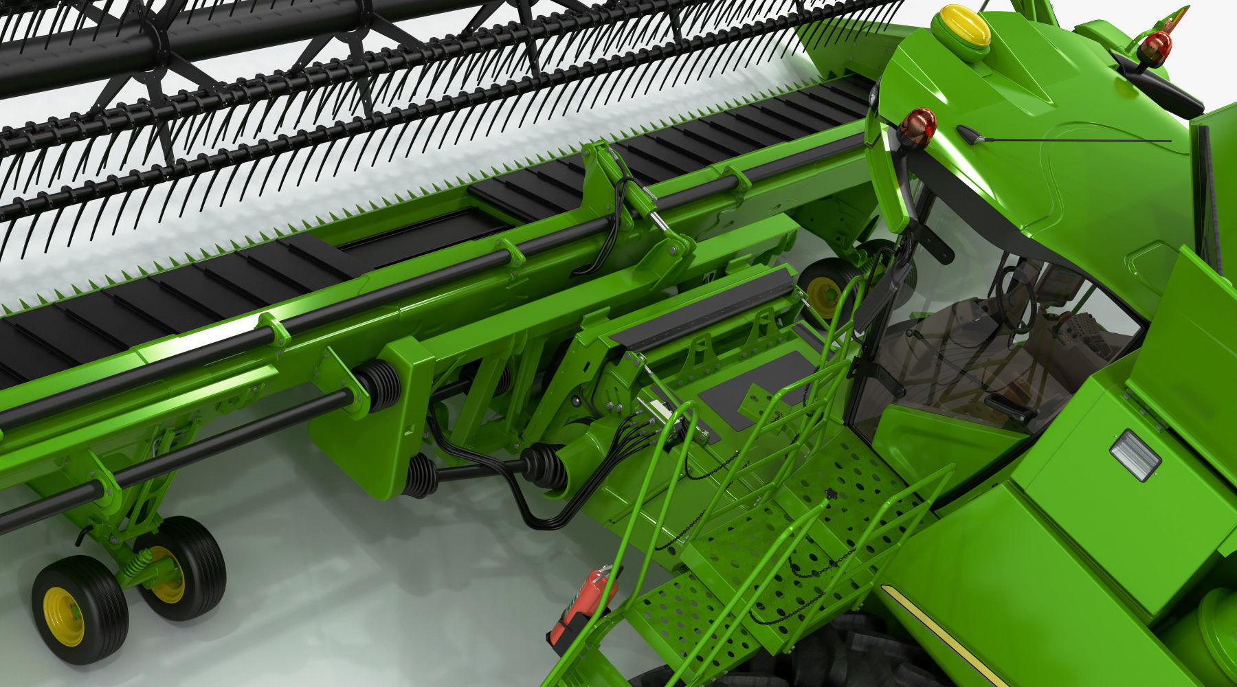 Combine Harvester 3D model_24