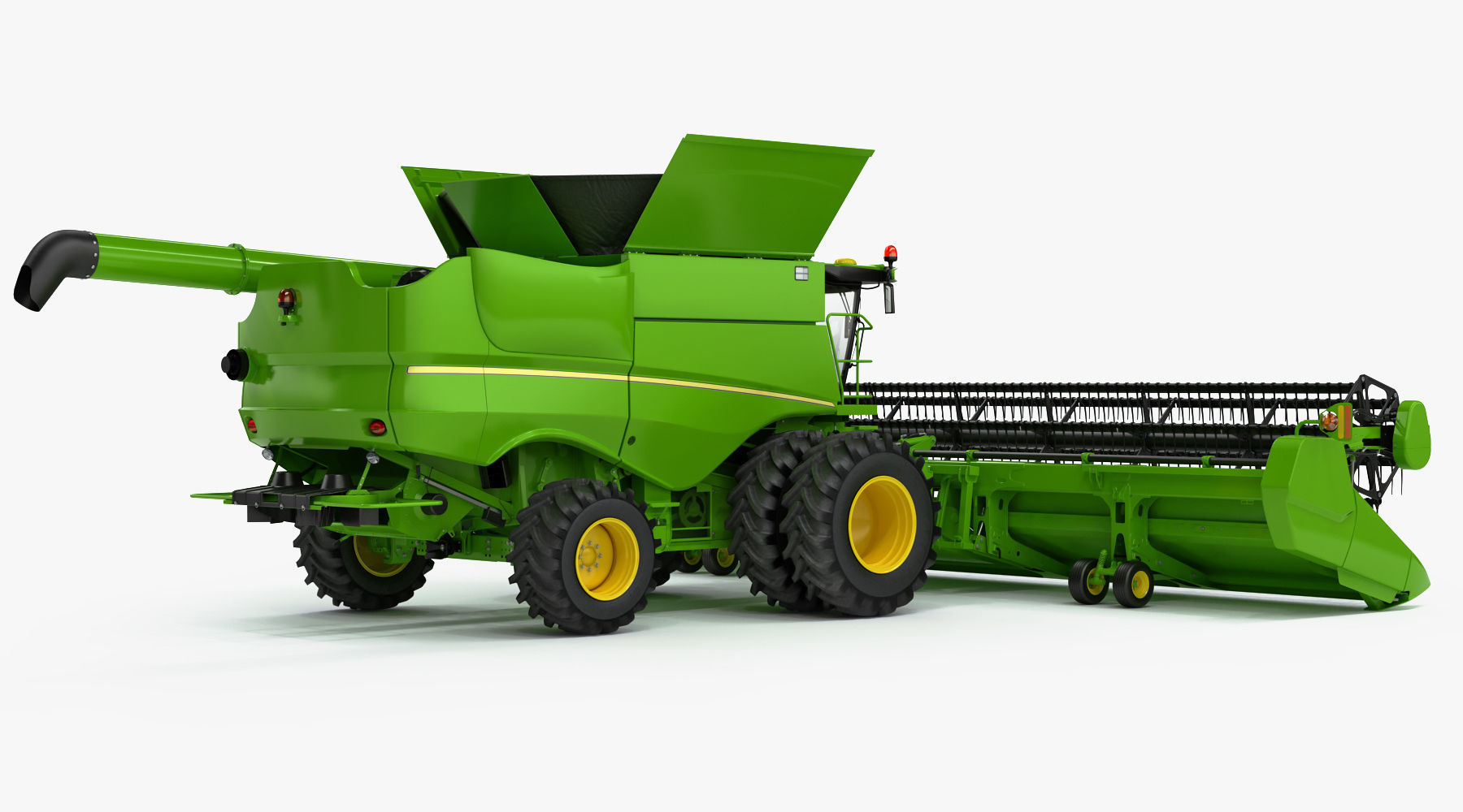 Combine Harvester 3D model_10