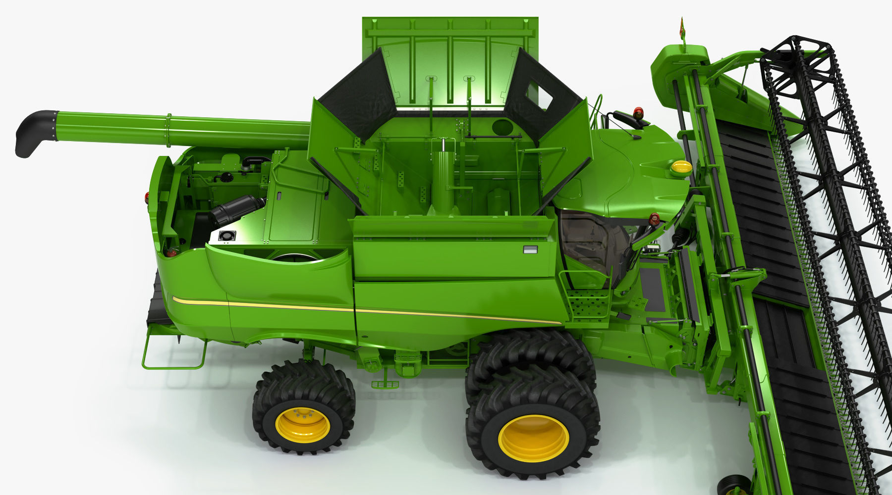 Combine Harvester 3D model_17