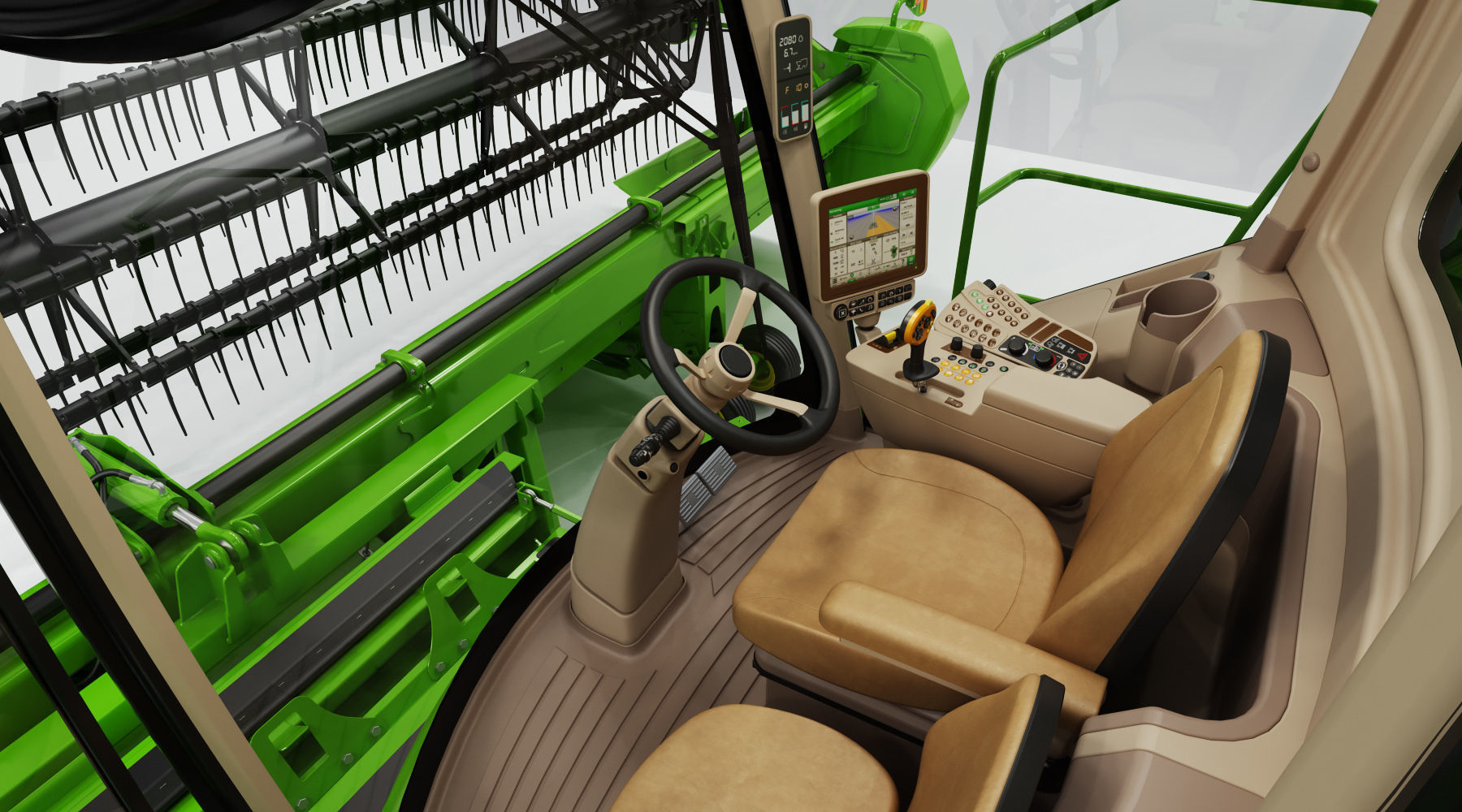 Combine Harvester 3D model_28