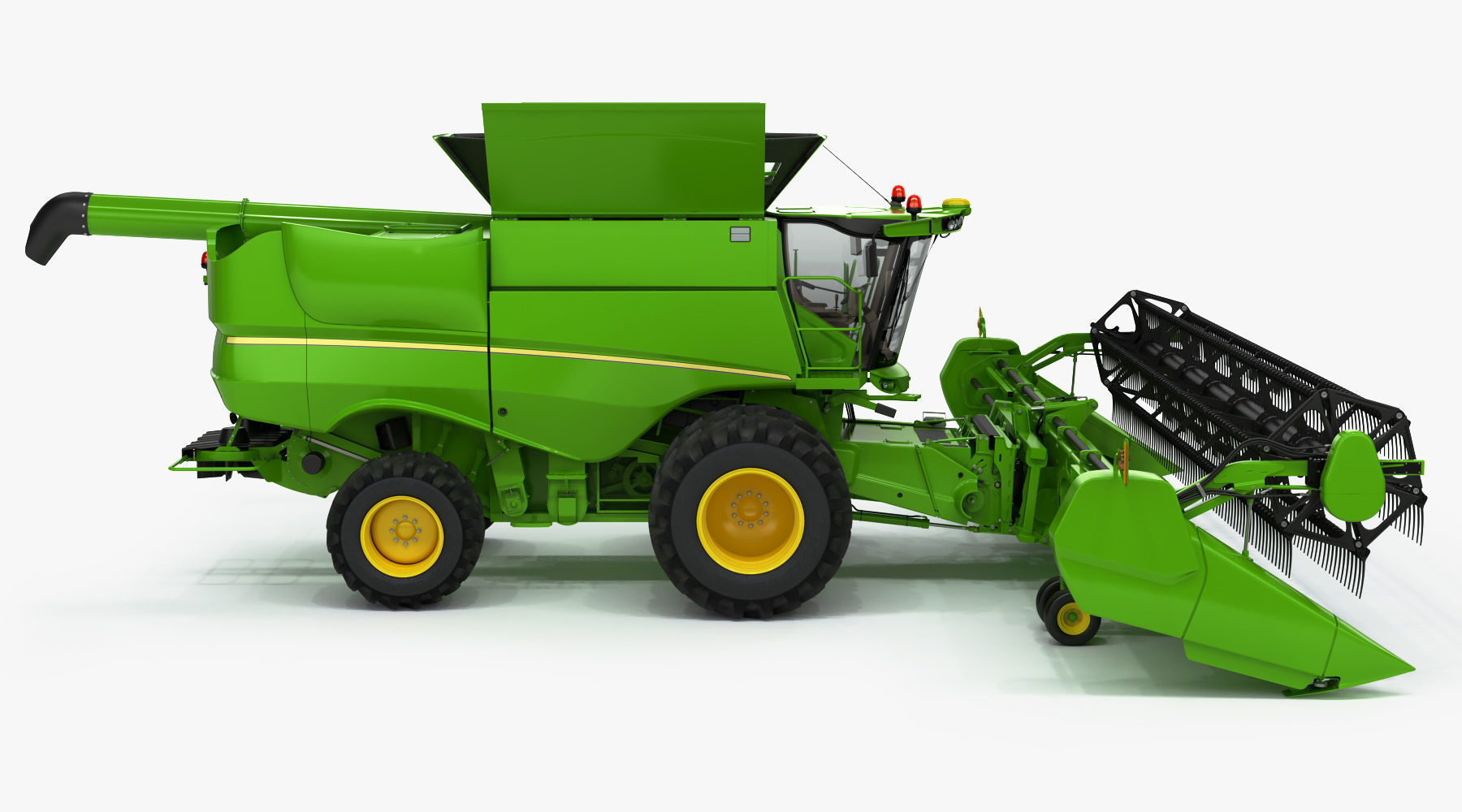 Combine Harvester 3D model_12