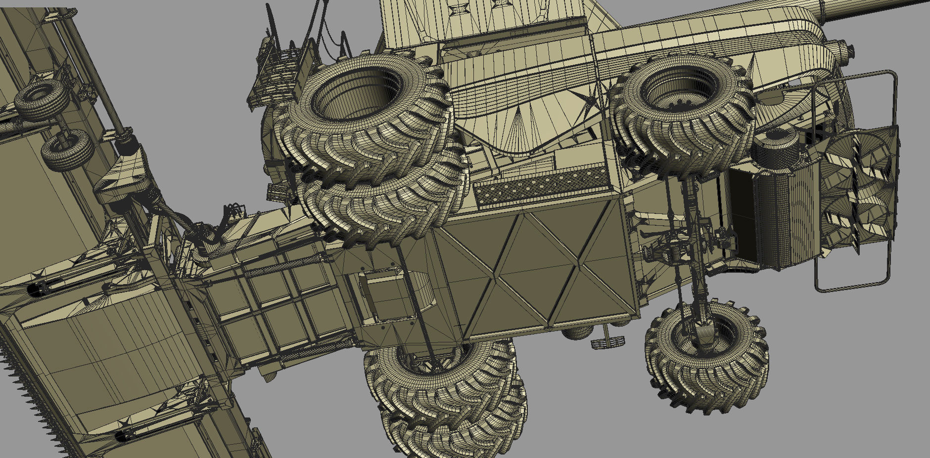 Combine Harvester 3D model_39