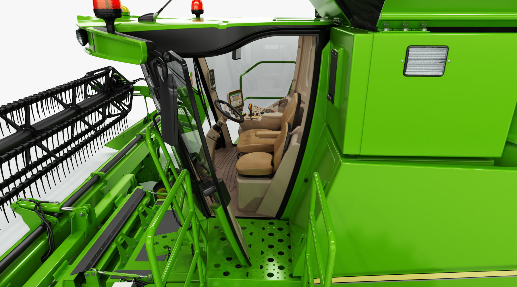 Combine Harvester 3D model_27