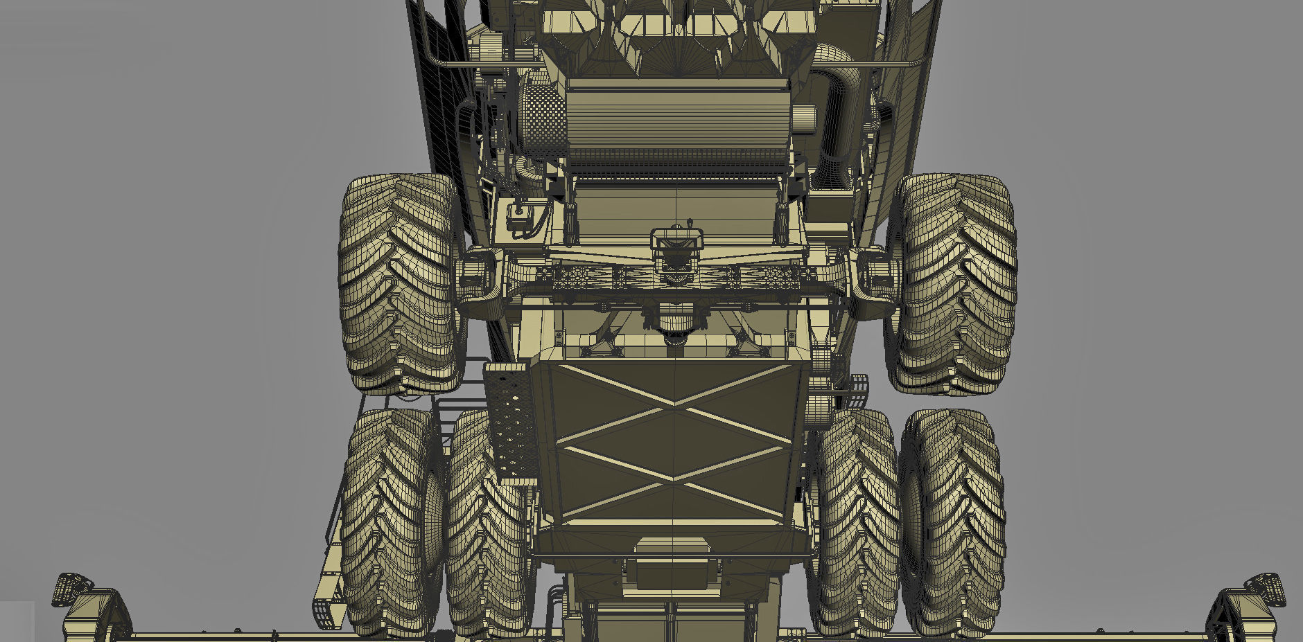 Combine Harvester 3D model_41