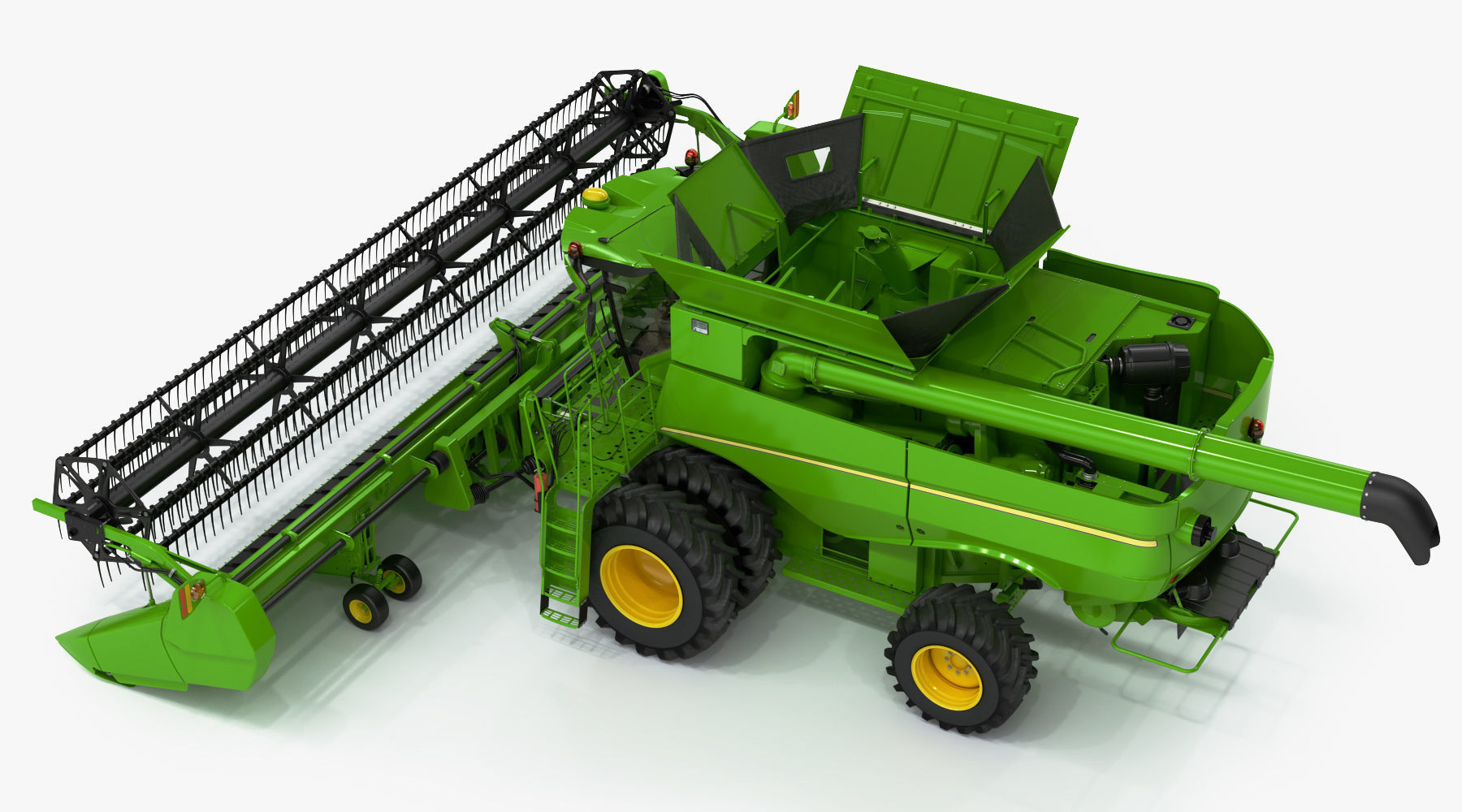 Combine Harvester 3D model_6