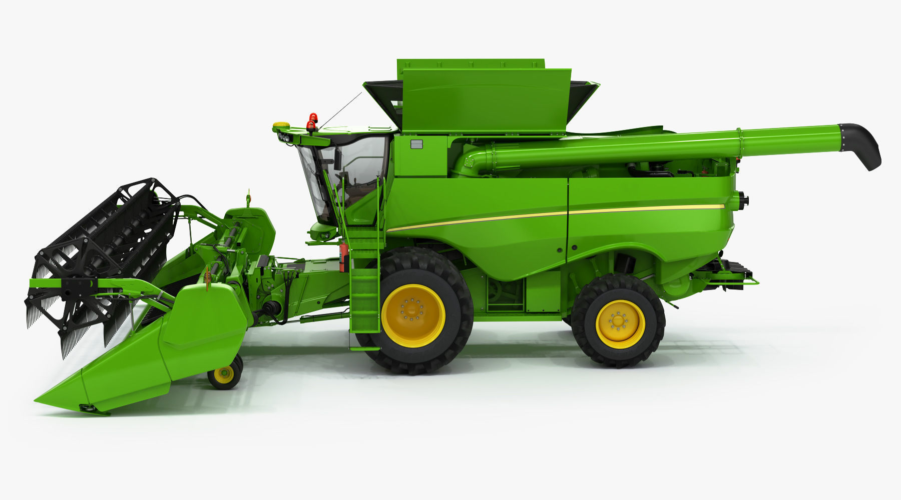 Combine Harvester 3D model_1