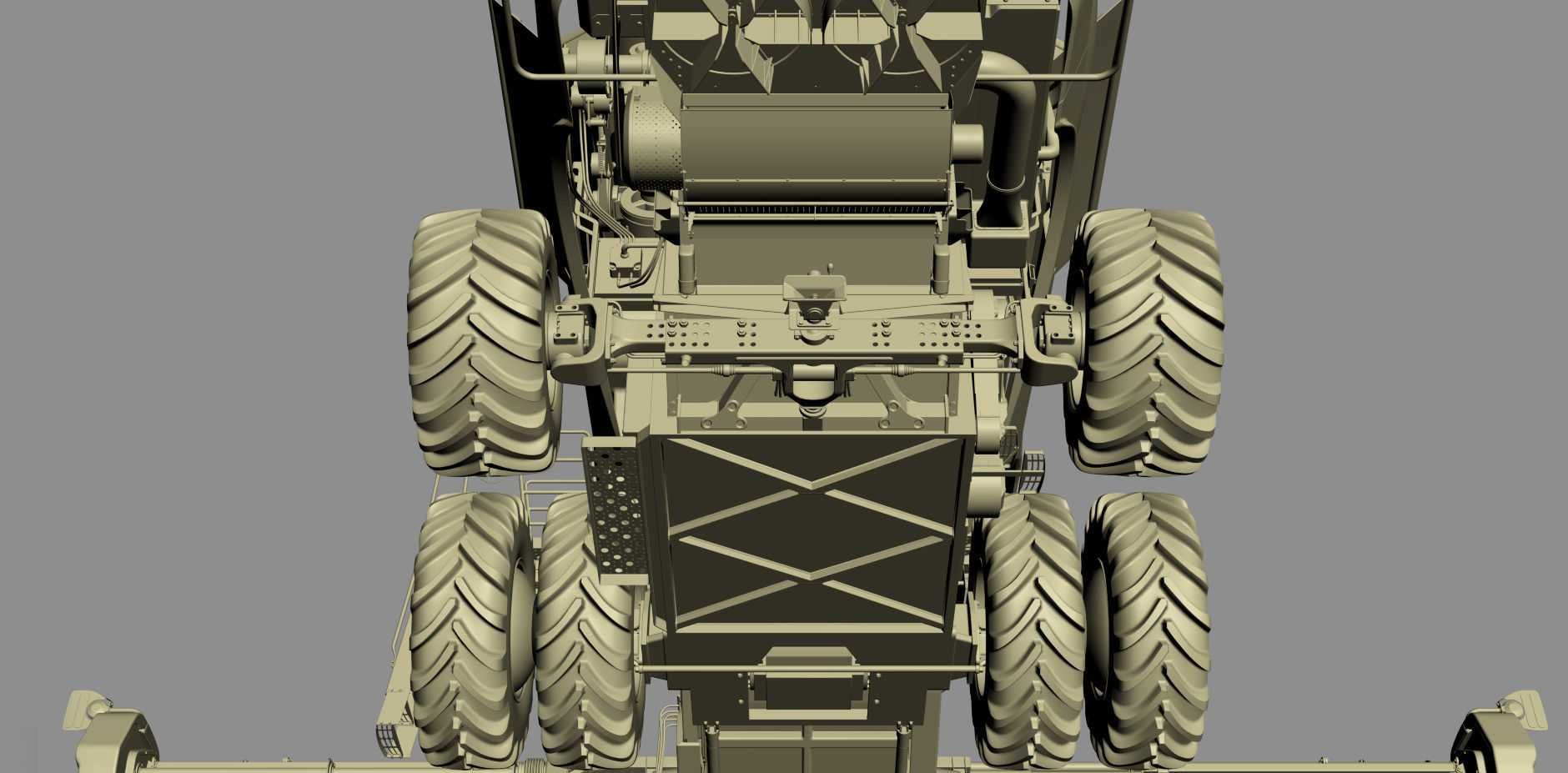 Combine Harvester 3D model_40
