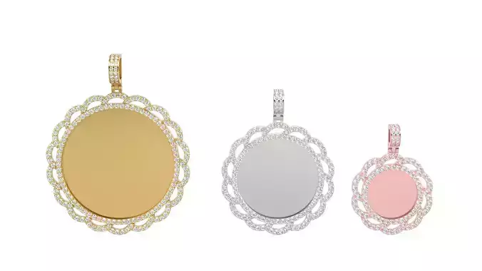 Picture pendant 1-2 inch N 87