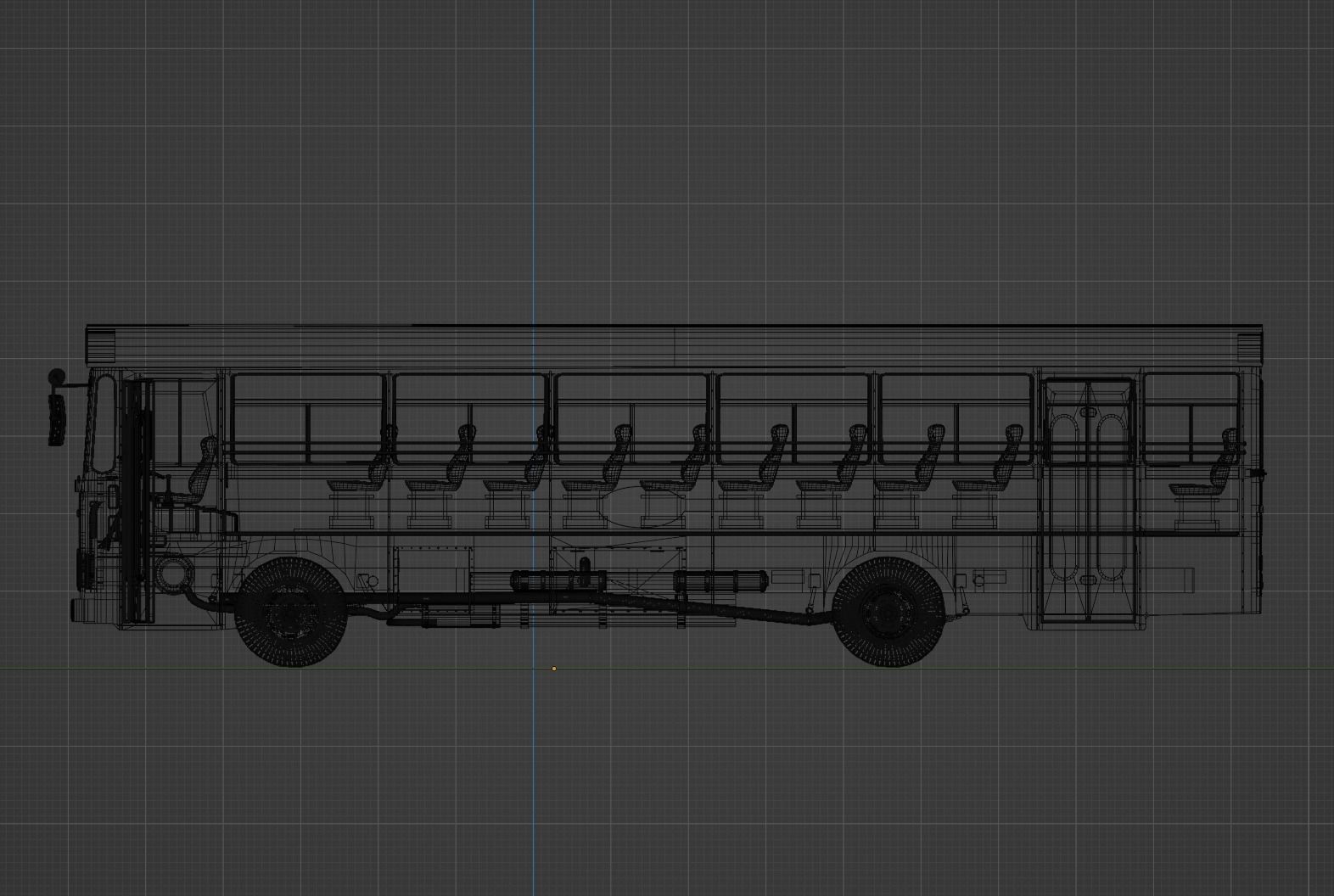Lanka ashock Leyland Bus 3D model 3D model_9