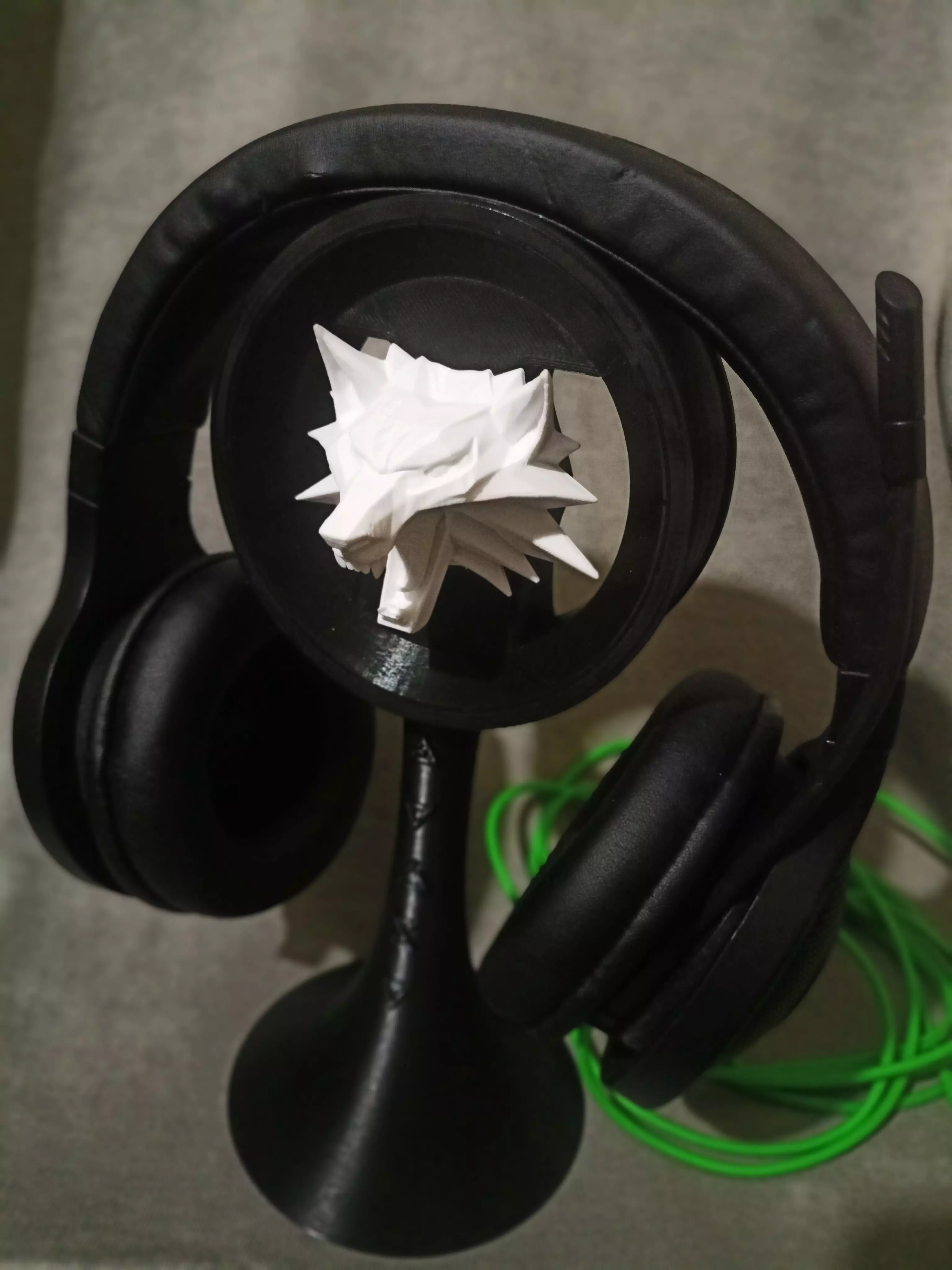 Headphone stand 3D model for 3D printing inspired by Witcher 3D print model_0