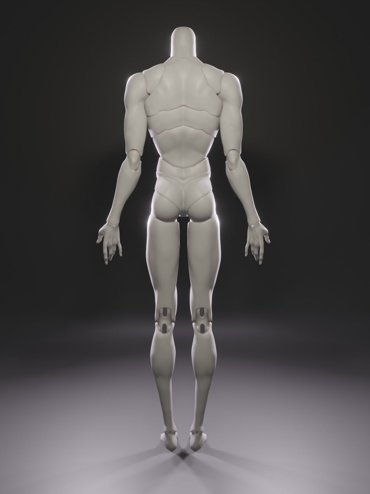 Mars Jointed body 3D print model_3