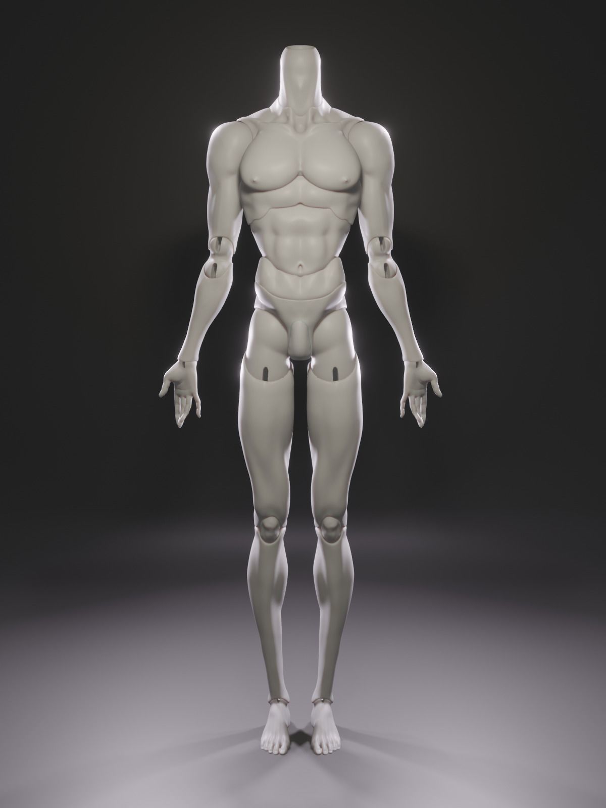 Mars Jointed body 3D print model_2