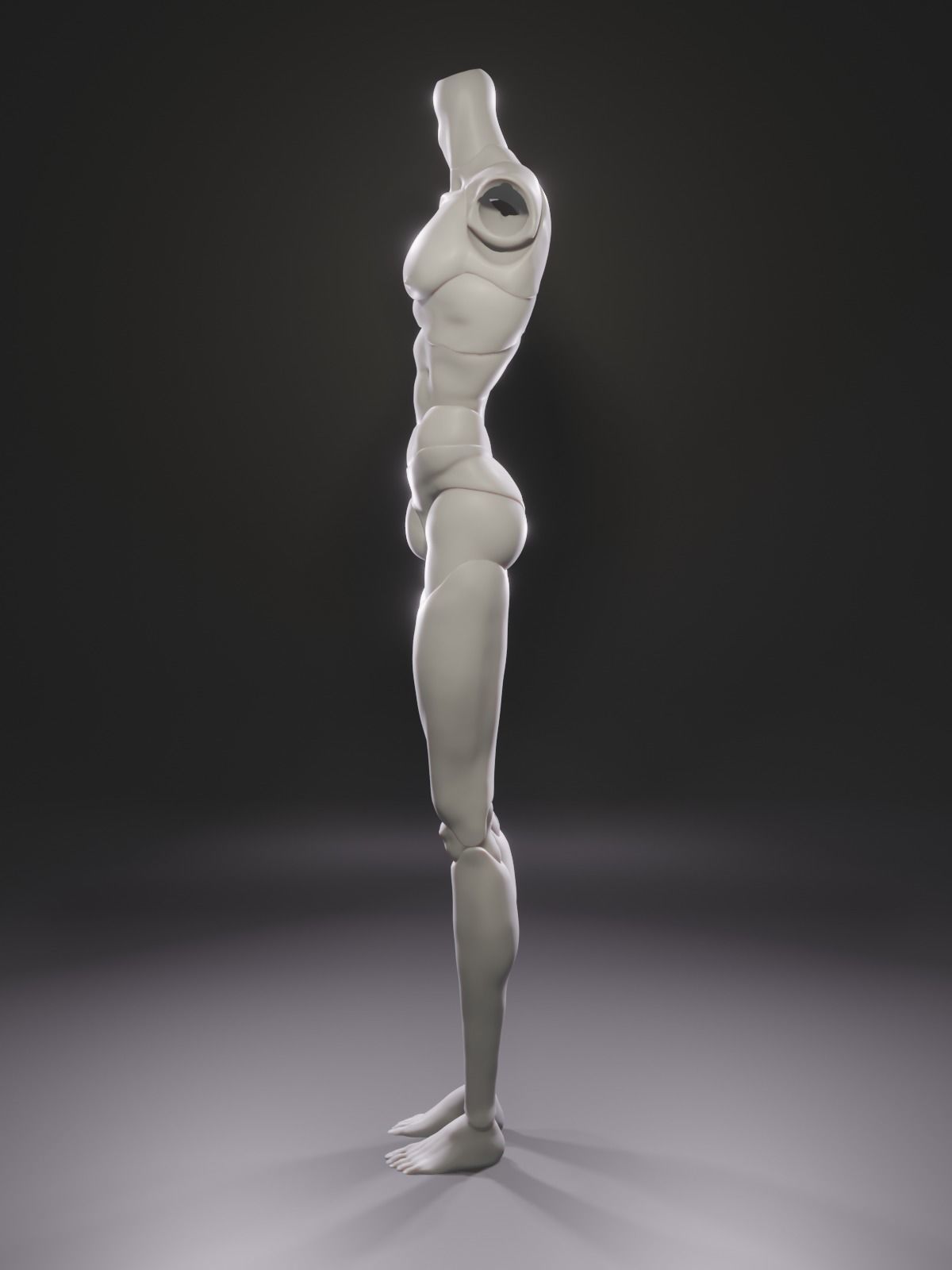 Mars Jointed body 3D print model_4