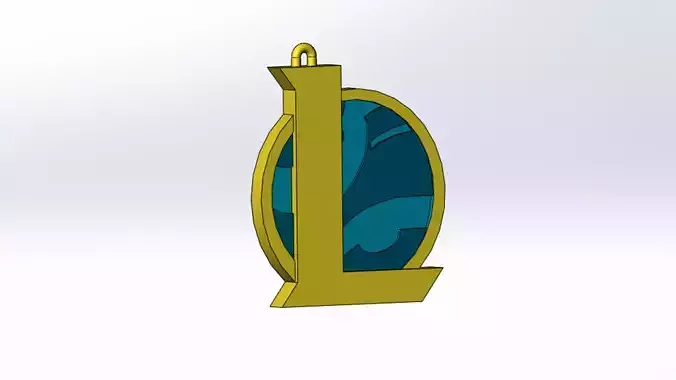 Chaveiro LOL 3D print model