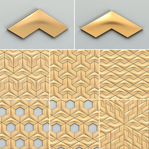 Wall panel 029 3D model