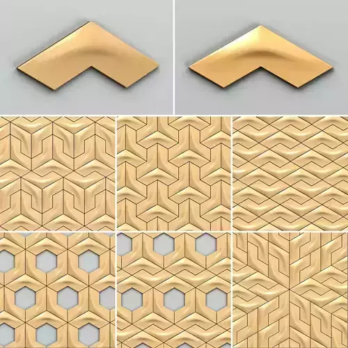 Wall panel 029 3D model
