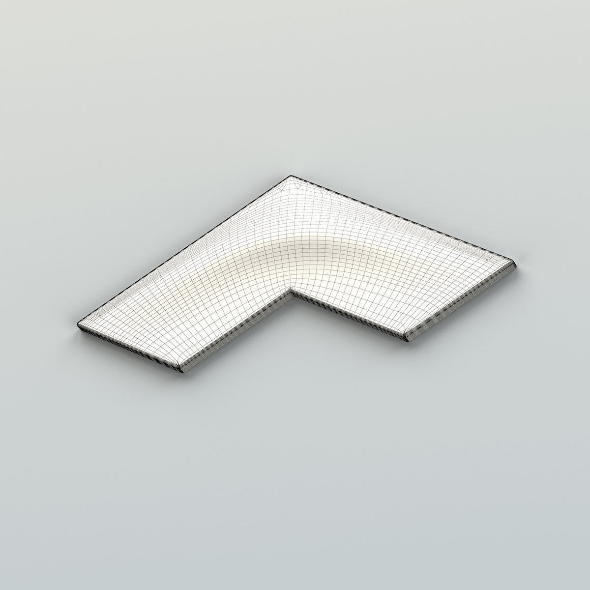 Wall panel 029 3D model_5