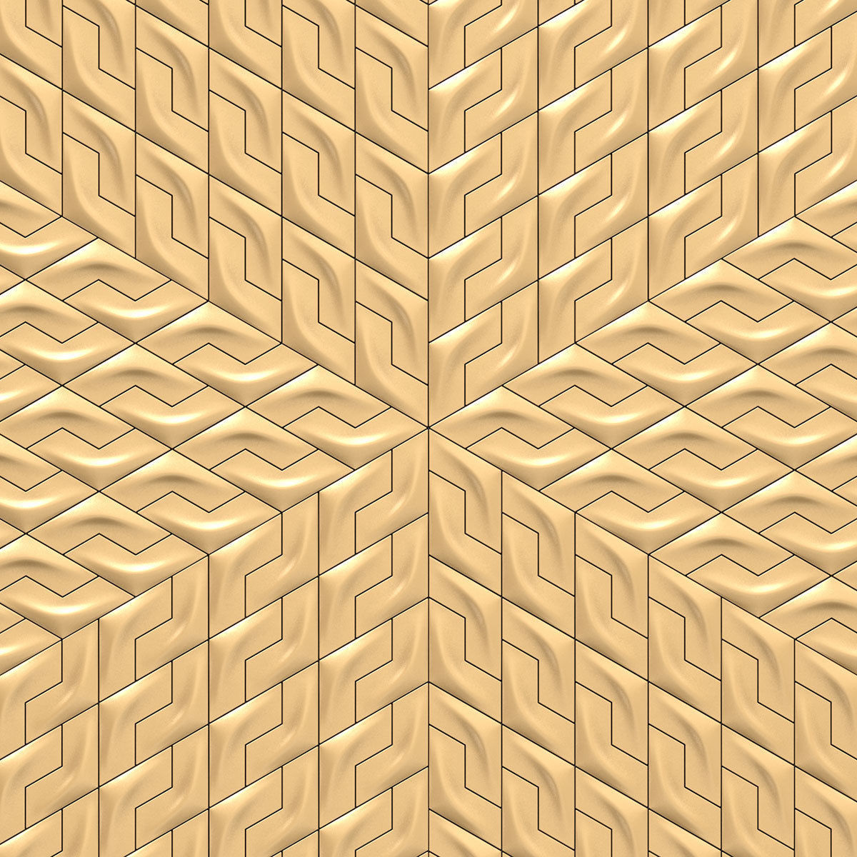 Wall panel 029 3D model_11