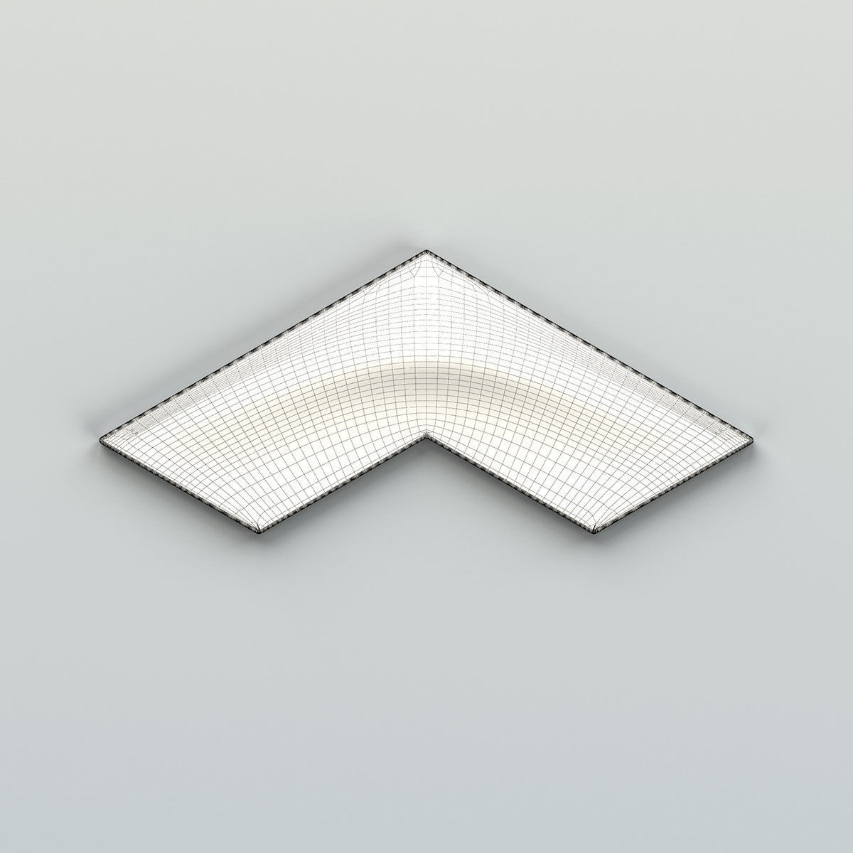 Wall panel 029 3D model_4