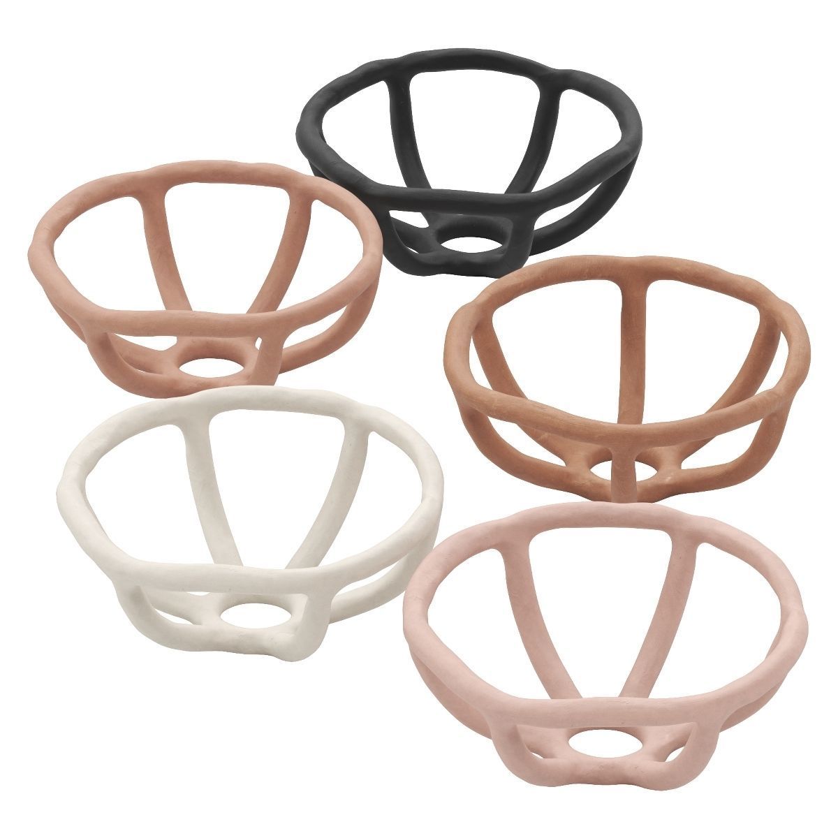 Nested bowl with pears 3D model_5