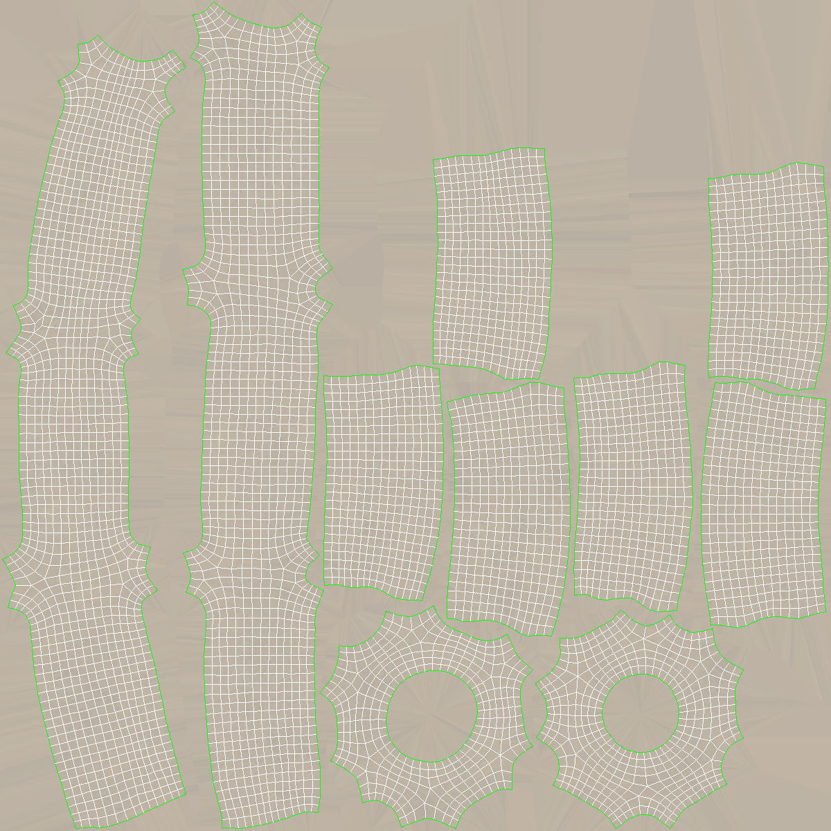 Nested bowl with pears 3D model_10