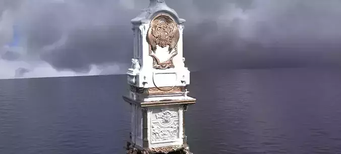 Steampunk Dark Tower base Tall 