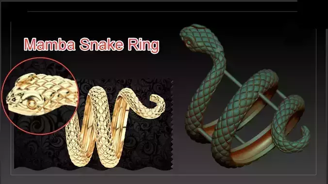  snake ring 