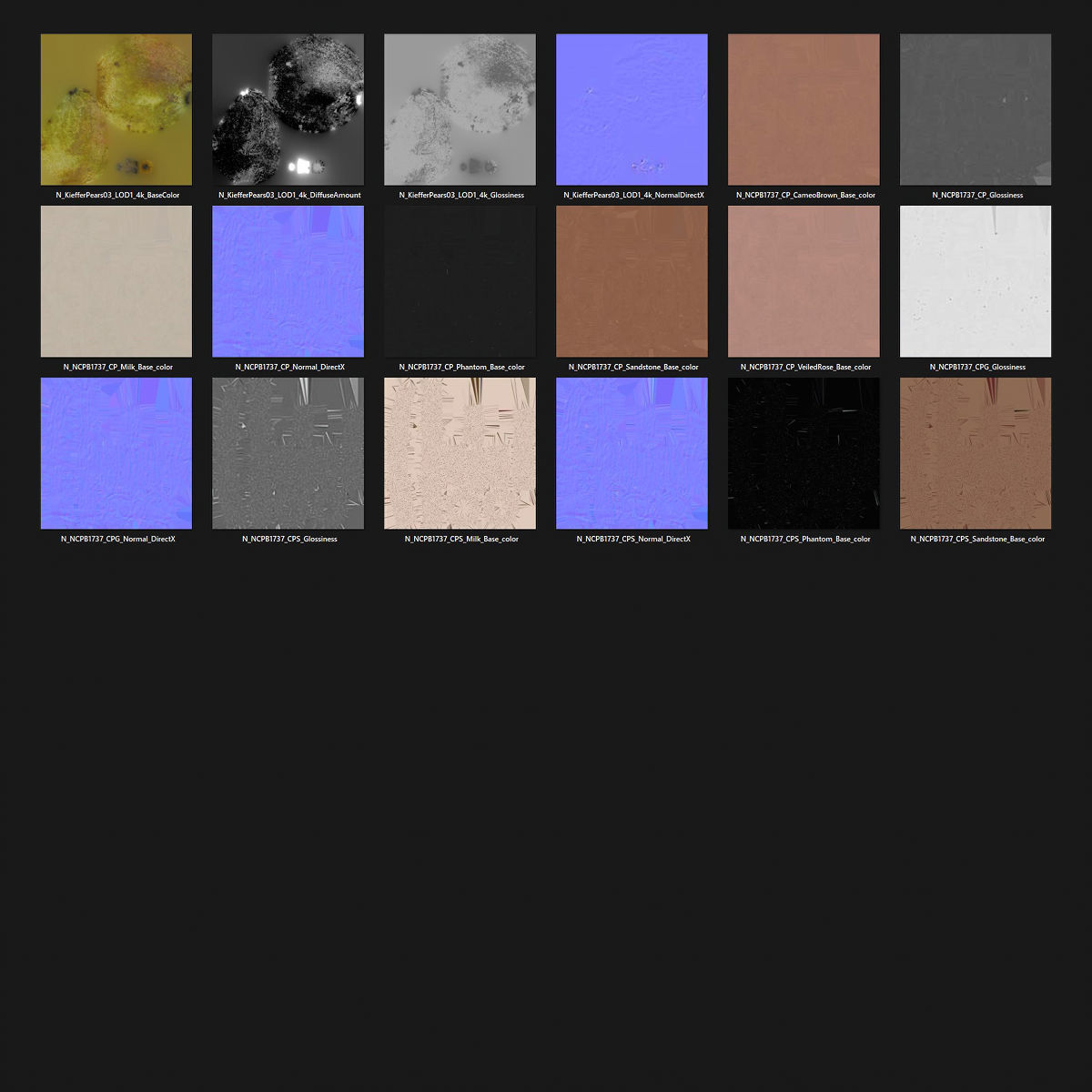 Nested bowl with pear 3D model_13