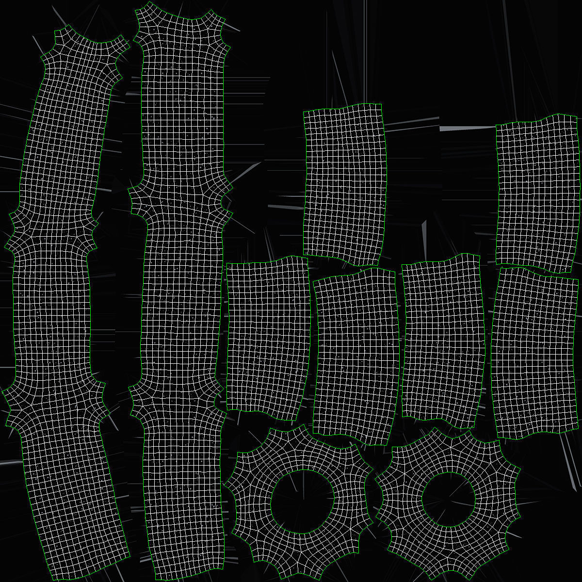 Nested bowl with pear 3D model_11