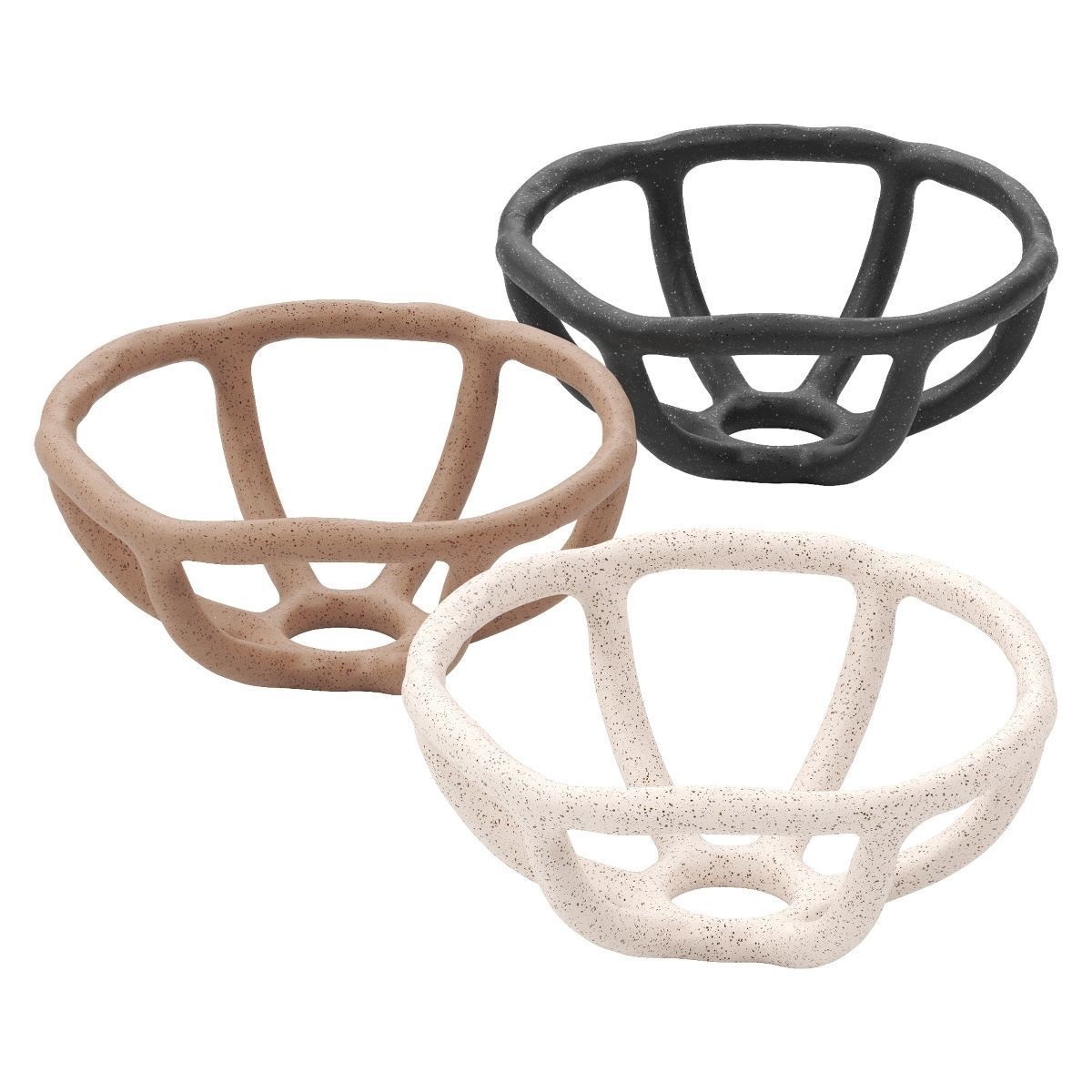 Nested bowl with pear 3D model_4