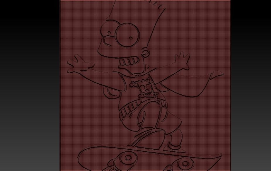 Bart Simpson  3D print model_7