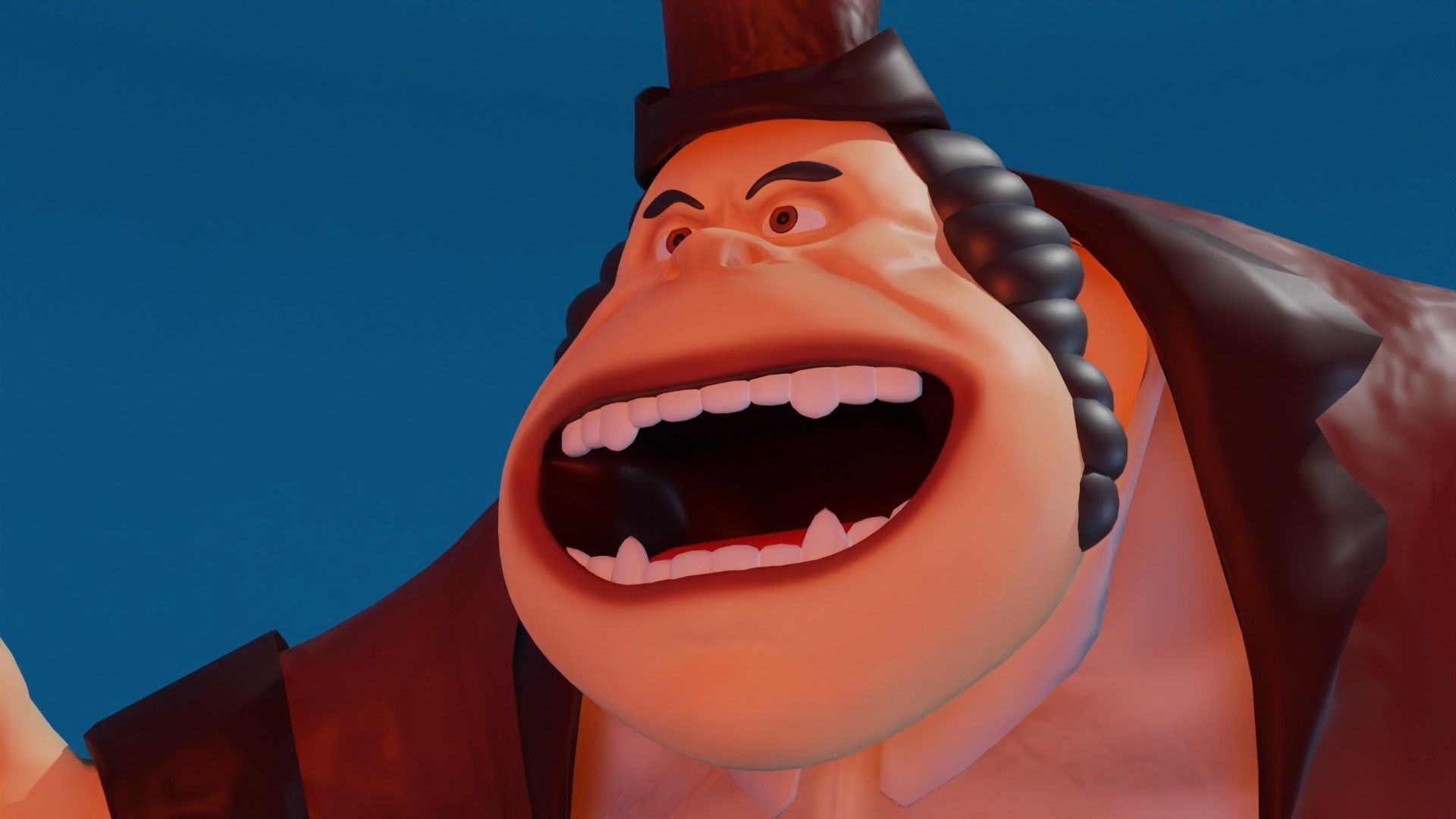 Character - M cartoon Low-poly 3D model_8