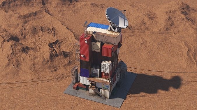 Container Condo 3D model 7