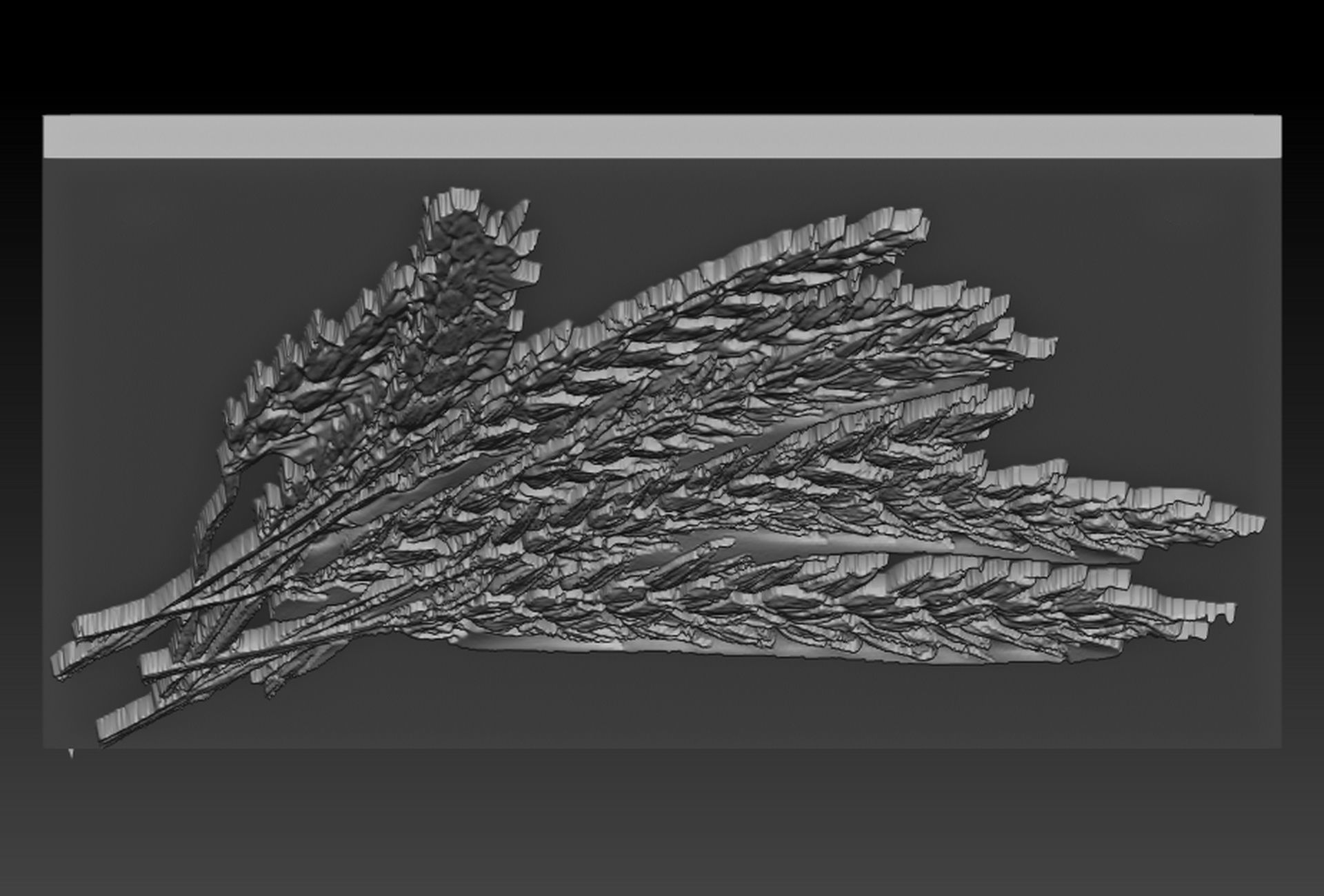 Wheat book with leaves 3D print model_3