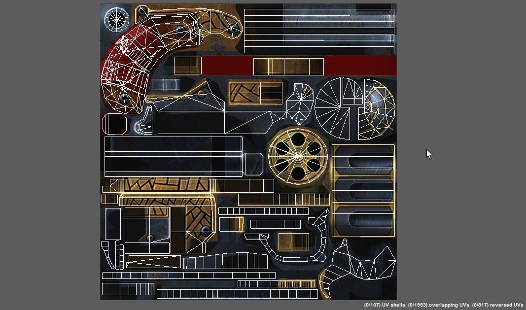 Multibarrel Short Barrel Revolver 1 Low-poly 3D model_6