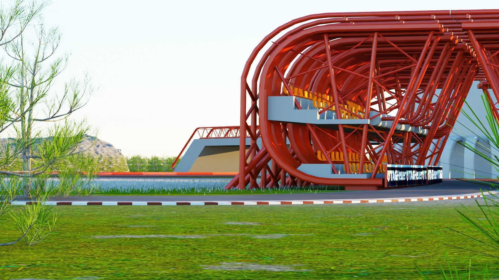 F1 CIRCUIT 3D model_24