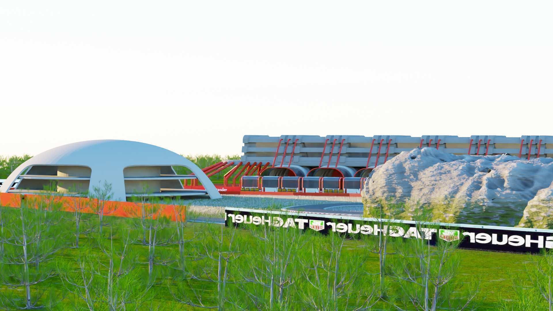 F1 CIRCUIT 3D model_4