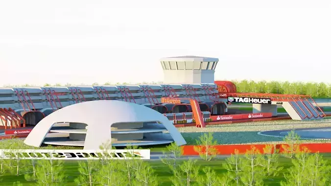 F1 CIRCUIT 3D model
