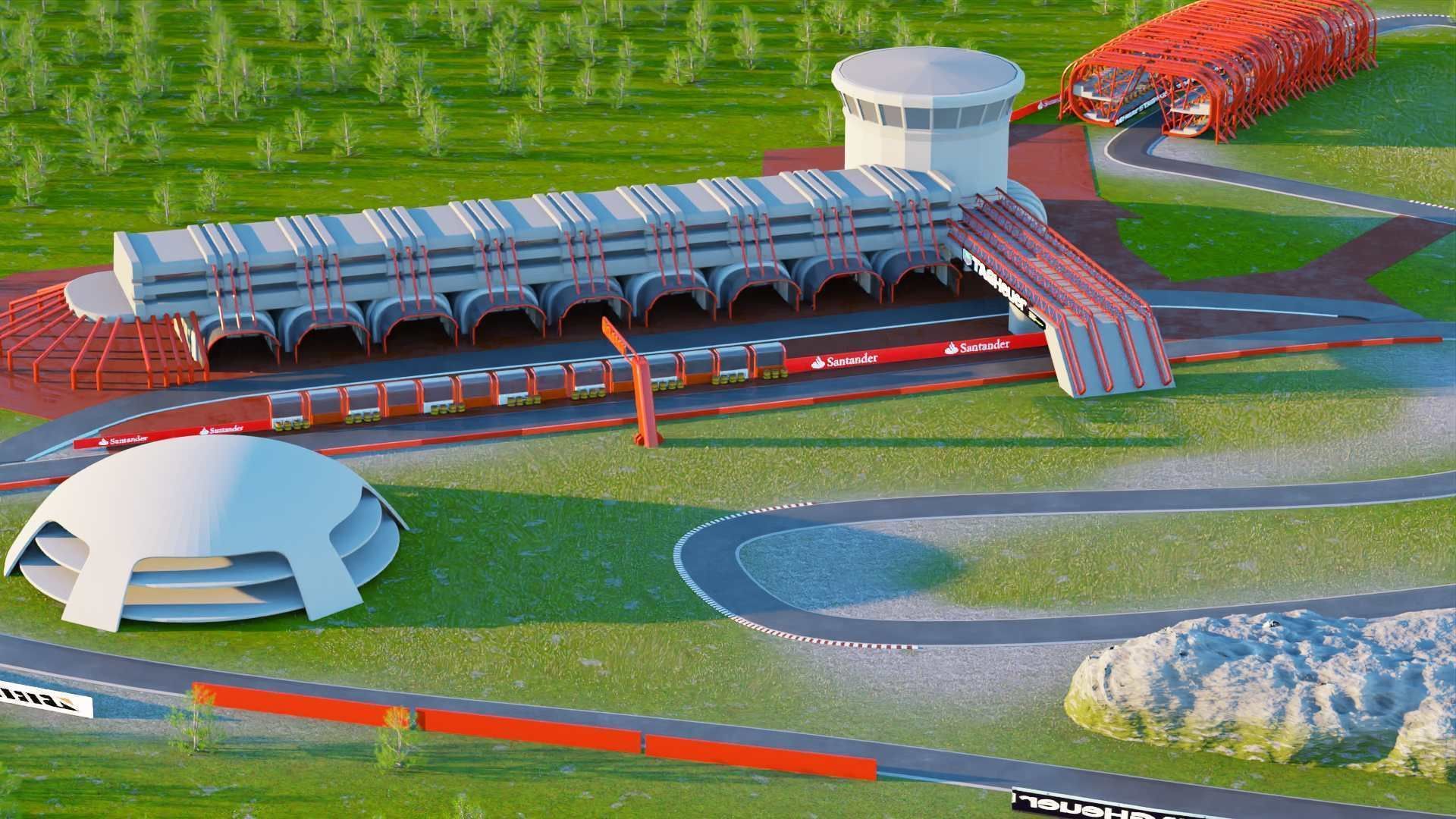 F1 CIRCUIT 3D model_32