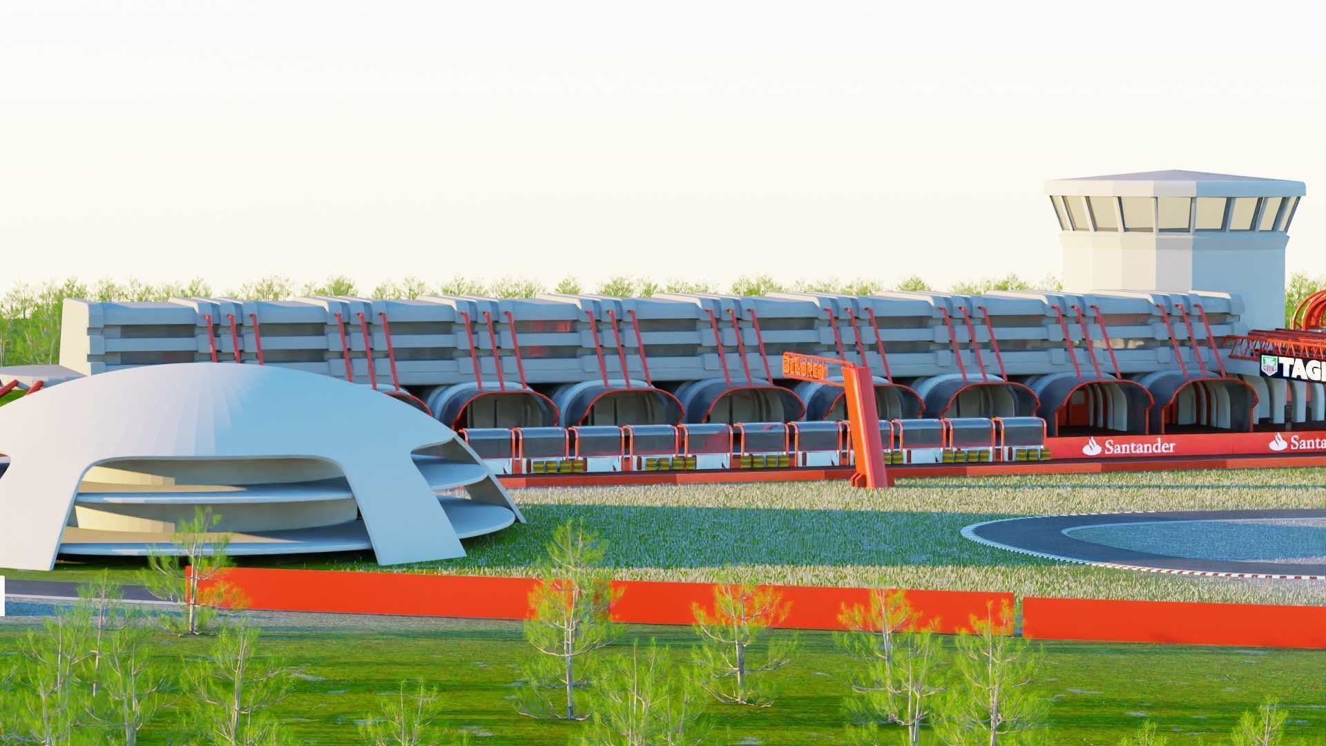 F1 CIRCUIT 3D model_2
