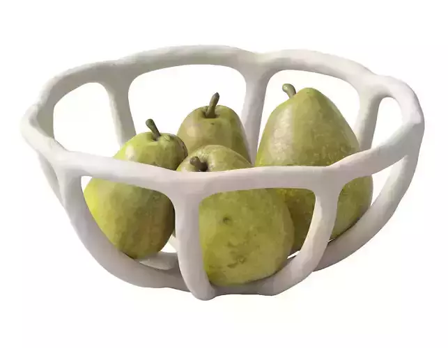 Nested bowl with pears
