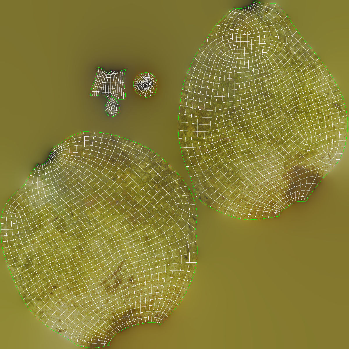 Nested bowl with pears 3D model_10