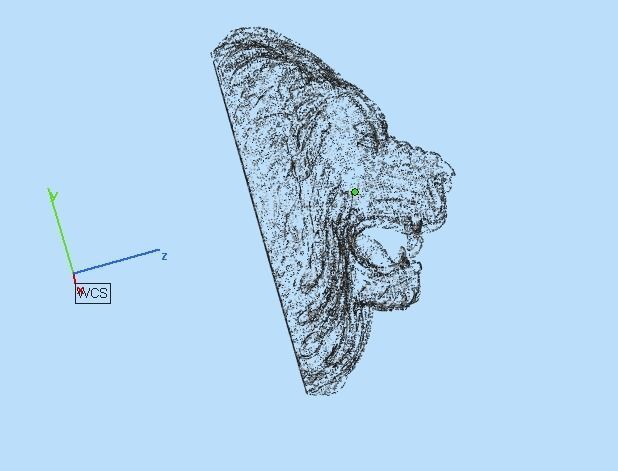 0112 - 3D Lion Face 3D print model_6