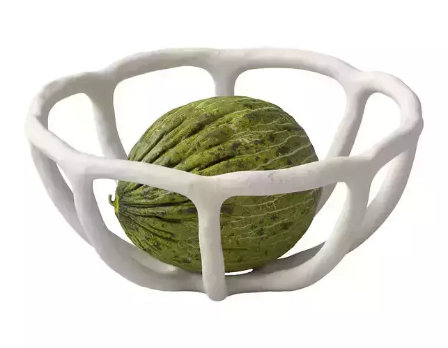 Nested bowl with melon Piel De Sapo