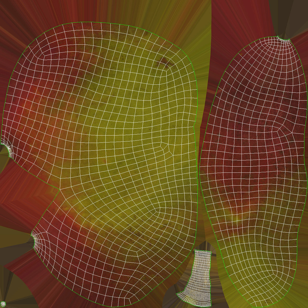 Nested bowl with mango 3D model_11