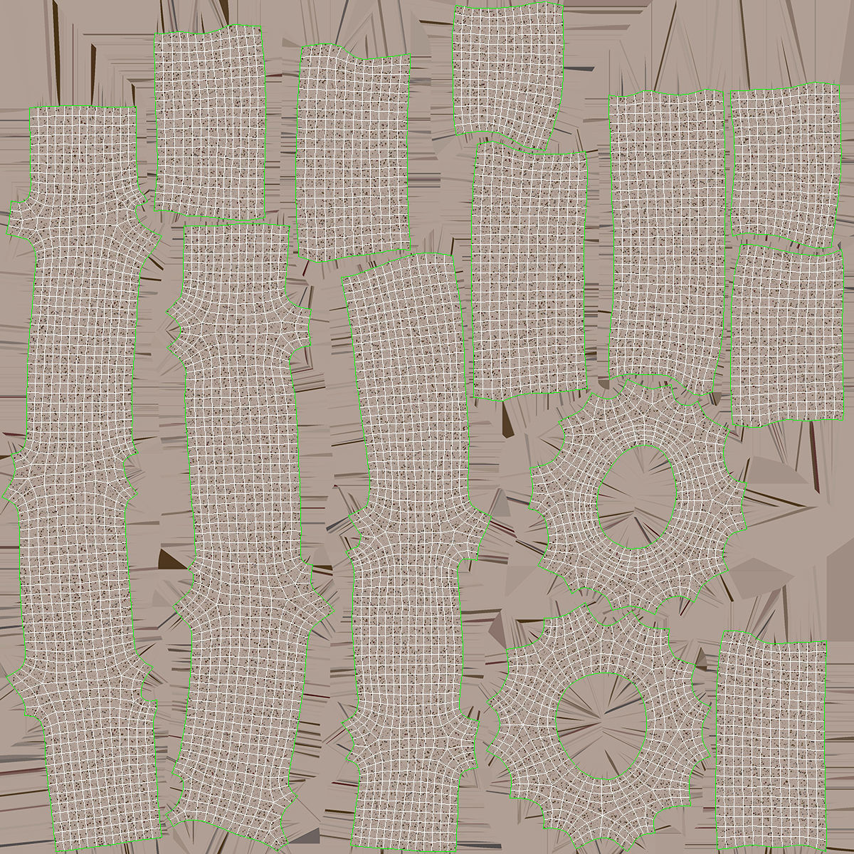 Nested bowl with mango 3D model_9