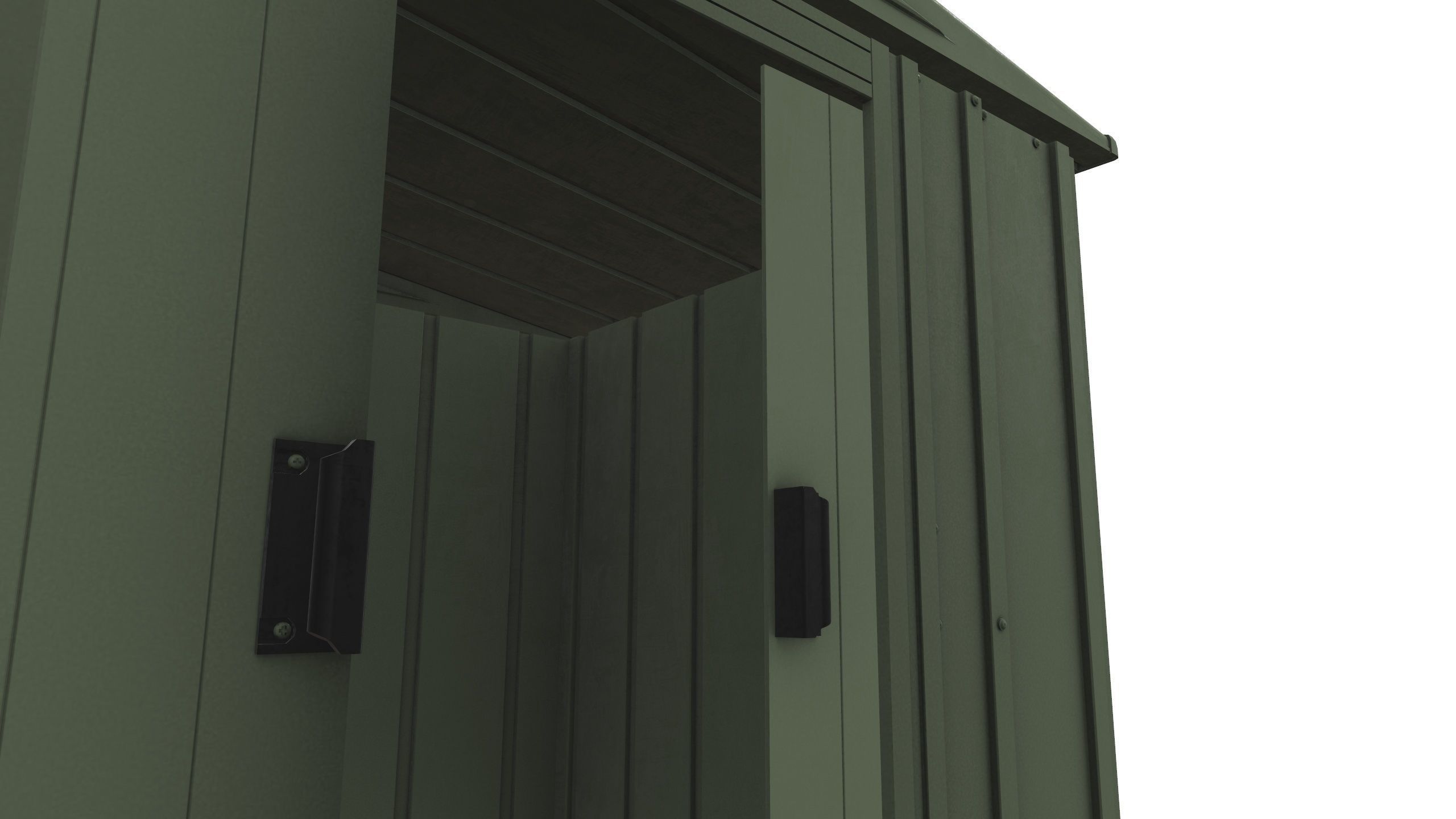 Metal Storage Shed 3D Model VR Low-poly 3D model_8