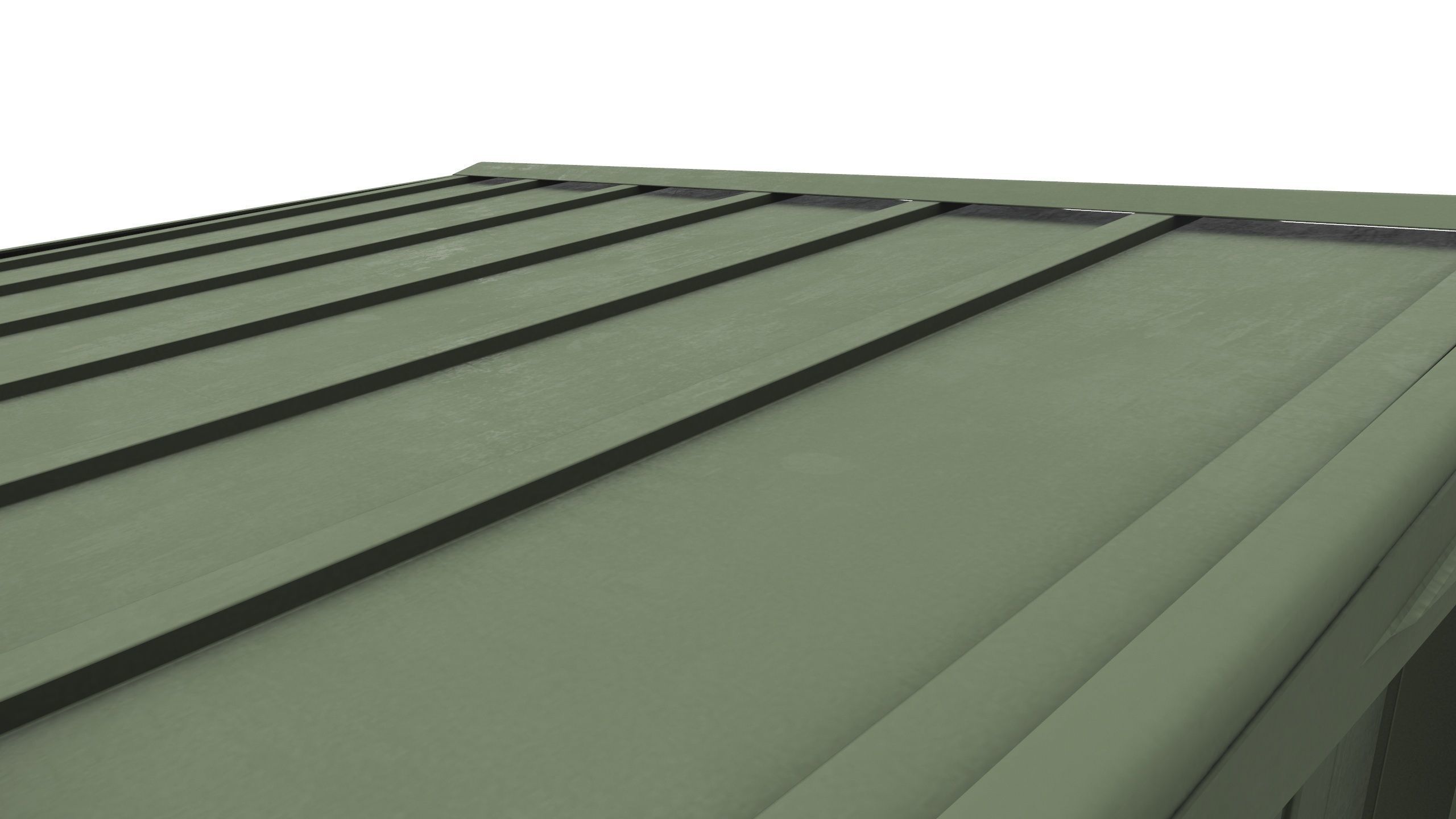 Metal Storage Shed 3D Model VR Low-poly 3D model_10